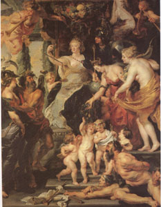 Peter Paul Rubens The Happiness of the Regency (mk05)